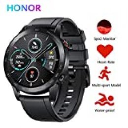 HONOR Magic Watch 2 Smartwatch 46mm, Monitor de Frecuencia Cardíaca y Estrés, Spo2, GPS,14 Días Standy, 5ATM,15 Modos Deportivos, Llamada Bluetooth