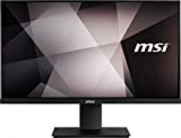 MSI Pro MP241 - Monitor de 24" FHD 60 Hz (1920 x 1080 Pixeles, Ratio 16:9, 5 ms de repuesta) Negro
