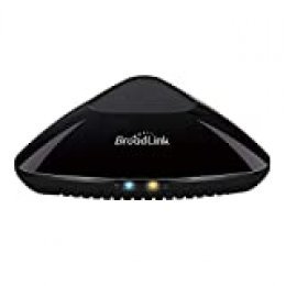 BroadLink RM Pro + WiFi Smart Home Hub, IR RF Todo en uno, Control Remoto Universal de Aprendizaje automatizado - Negro (RM Pro+)