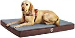 Fristone - Colchón de espuma viscoelástica para perro, con funda extraíble y lavable.