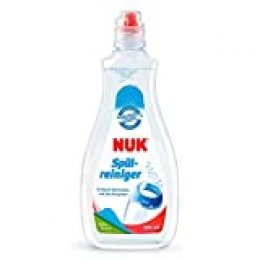 Nuk - Detergente líquido especialmente para biberones/tetinas 500 ml – líquido lavavajillas, especialmente diseñado para bebé accesorios. ligera, no para colorear. volumen: 500 ml