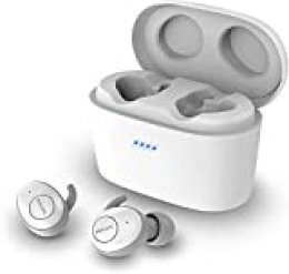 Philips SHB2515WT/10 - Auriculares intrauditivos Bluetooth con cancelación de ruido - Duración de la batería 100 h - Blanco