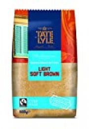 Tate and Lyle Fairtrade - Azúcar (10 unidades, 500 g), color marrón claro