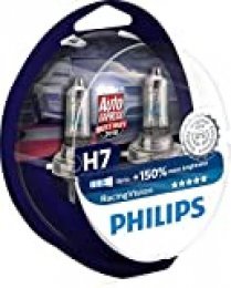 Philips 12972RVS2 RacingVision- Juego de Bombillas H7, 2 Unidades