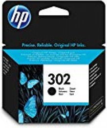 HP 302 - Cartucho de tinta Original HP 302 Negro para HP DeskJet 2130, 3630 HP OfficeJet 3830, 4650 HP ENVY 4520